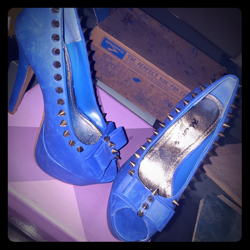 Blue Girls Night out sexy Stilettos